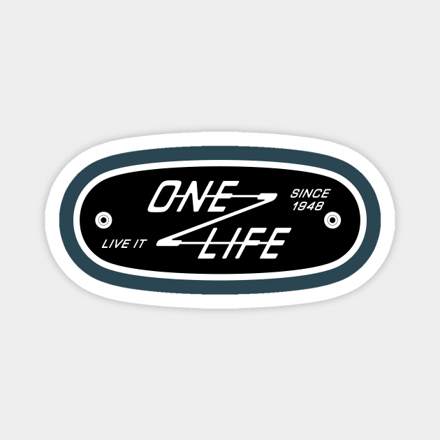 One Life Live It Magnet by Teephemera