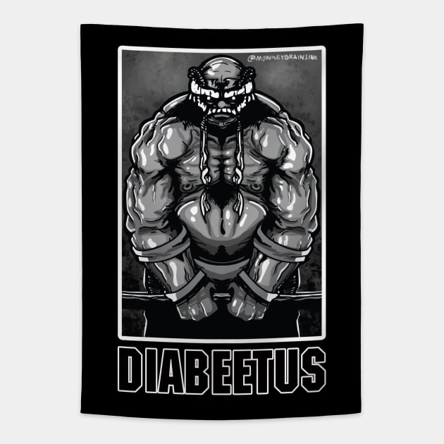 Diabeetus Tapestry by GodsBurden