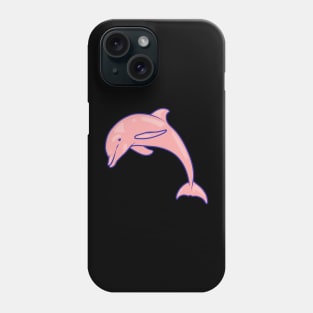 Cute Pink Dolphin Phone Case