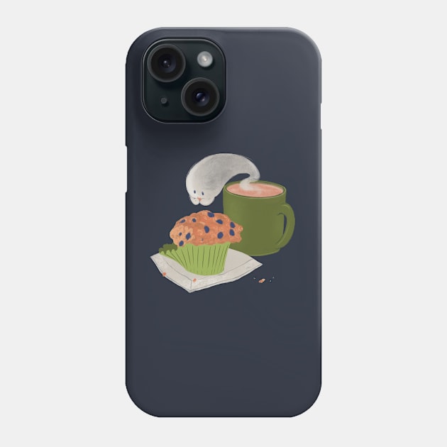 Ghost and Muffins Phone Case by SarahWrightArt