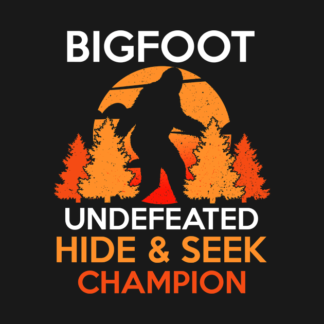 Bigfoot Hide And Seek Champion by mintipap