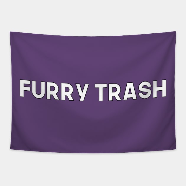 Furry Trash Tapestry by DuskEyesDesigns