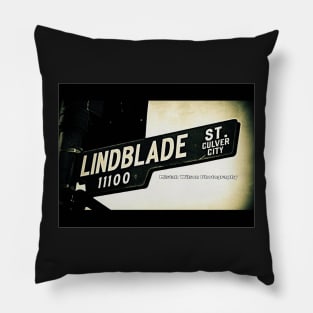 Lindblade Street, Culver City, California by Mistah Wilson Pillow