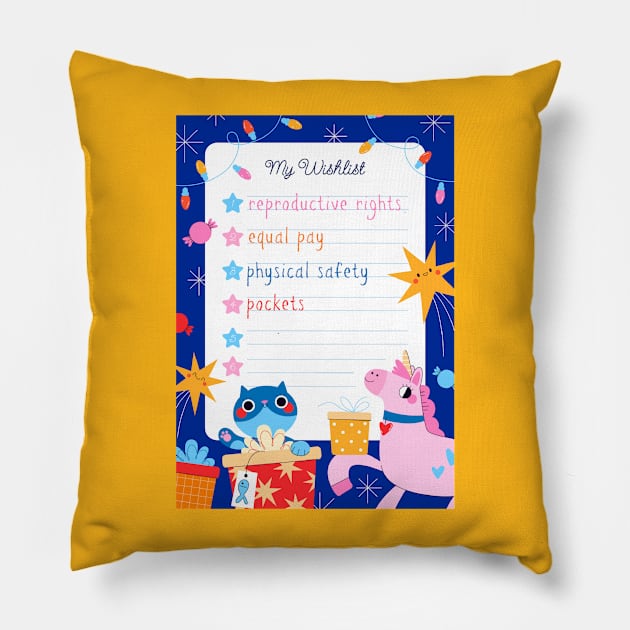 Wishlist Pillow by yaywow