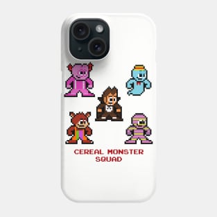 Cereal Monster Squad 8bit Pixel Art Phone Case