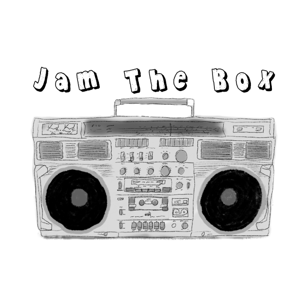 Jam The Box Boombox TShirt TeePublic