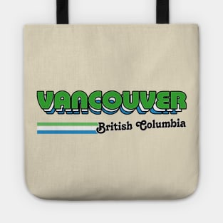 Vancouver \\ Retro Typography Design Tote