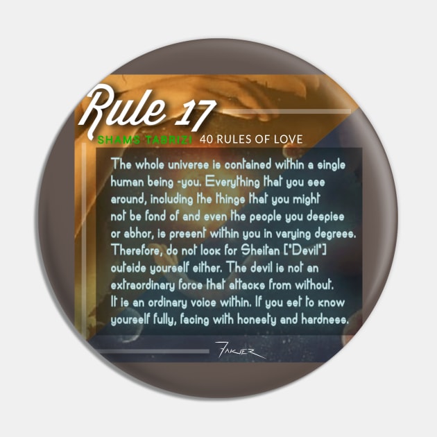 40 RULES OF LOVE - 17 Pin by Fitra Design