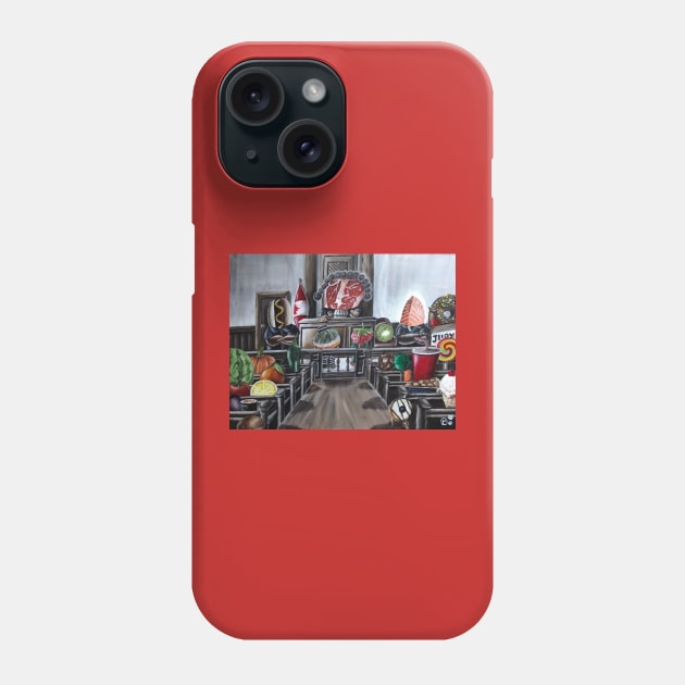 Food Court Phone Case by ManolitoAguirre1990