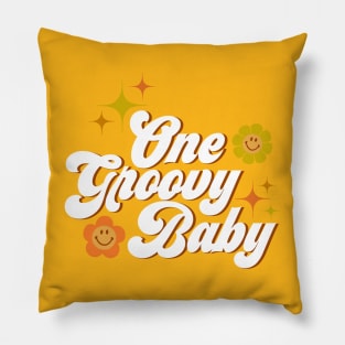 One Groovy Baby - Groovy Baby Pillow