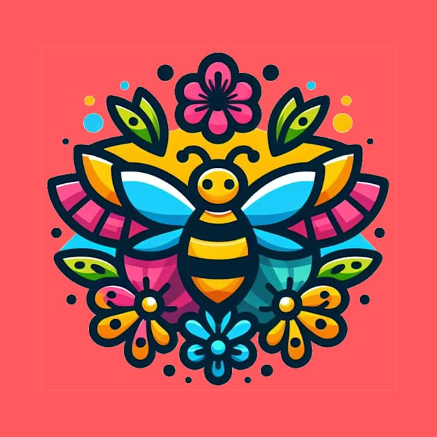 Flower Bee by WolfeTEES