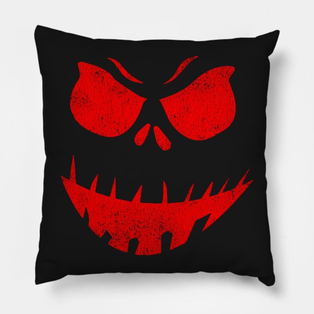 Scary Face Halloween Costume Pillow by helloshirts