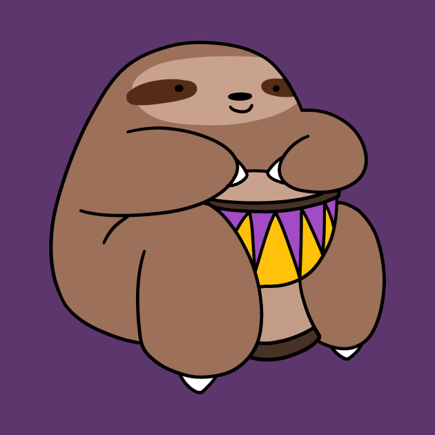 Djembe Sloth by saradaboru