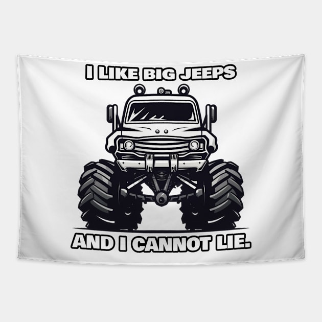 I like big jeeps and I cannot lie Tapestry by mksjr