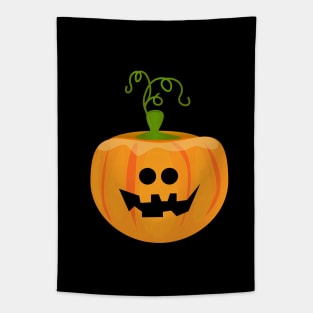 Adorable happy pumpkin Tapestry