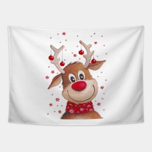 Christmas Reindeer Tapestry