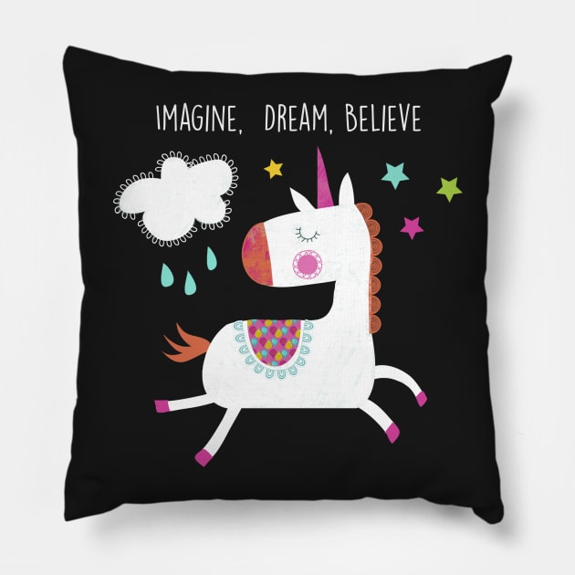 Unicorn Pillow by tfinn