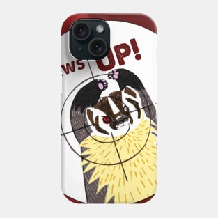 Paws up stop killing American Badger Phone Case