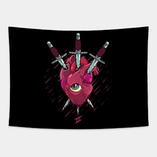 3 of spades Tapestry