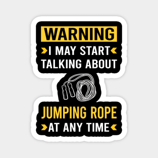 Warning Jump Jumping Rope Rope Skipping Magnet