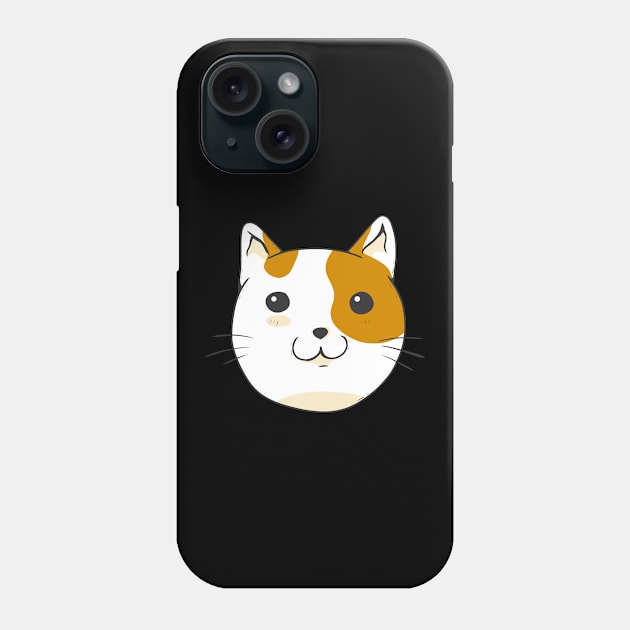 Cat Head Funny Kitty Cat Lover Gift Phone Case by Foxxy Merch