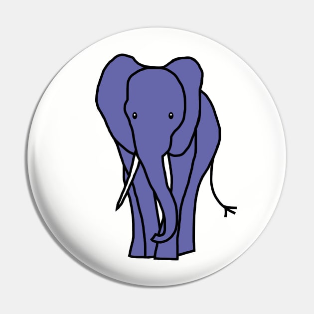 Very Peri Periwinkle Blue Big Elephant Color of the Year 2022 Pin by ellenhenryart