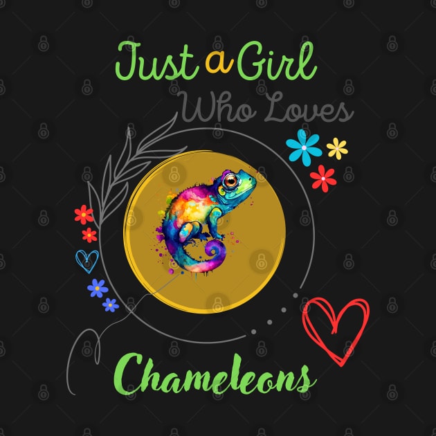 Just A Girl Who Loves Chameleons by Qurax
