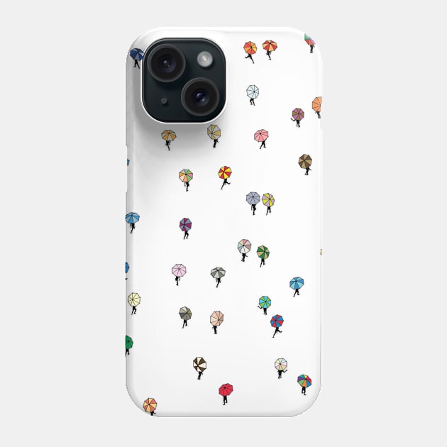 Walking Weather Pattern Phone Case by zomboy