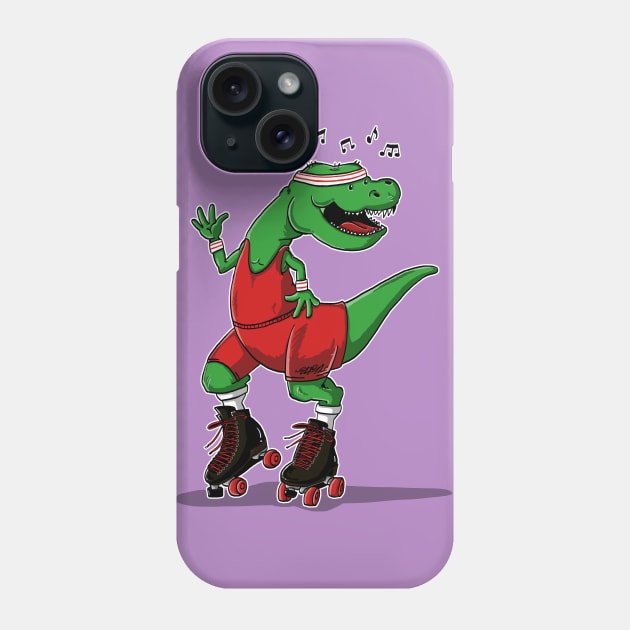 T-Rex Boogie Woogie Phone Case by madebystfn