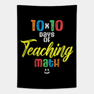 100 Days of Teaching Math Tapestry