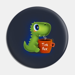 Tea rex Pin