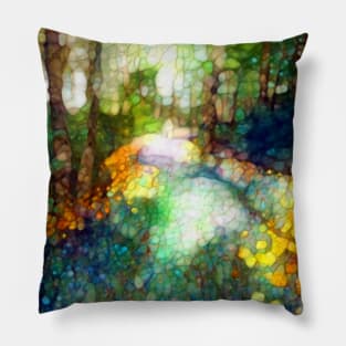 Spring landscape Pillow