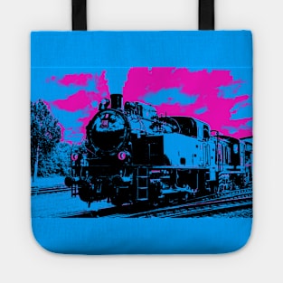 Vintage Steam Train - Victorian Travel Tote