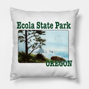 Ecola State Park Pillow