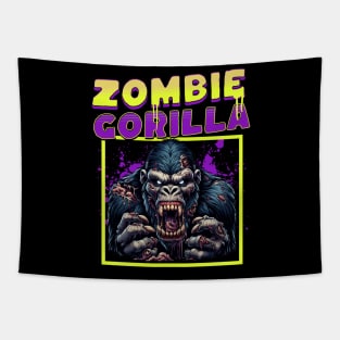 Zombie Gorilla funny Tapestry