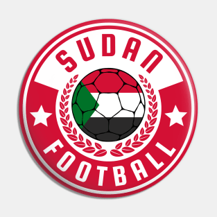 Sudan Football Pin