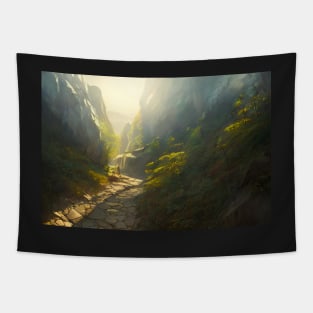 Magic Forest Path Tapestry