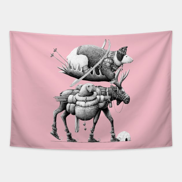 Eland-ijsbeer Tapestry by RedmerHoekstra