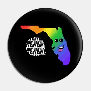 Florida Gay (new 2) Pin