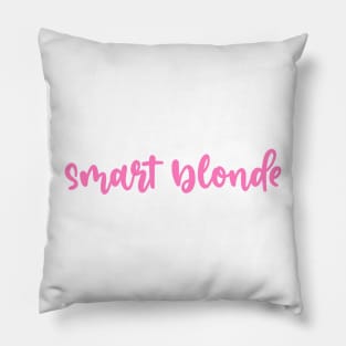 smart blonde Pillow