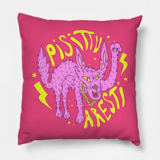 Stray Cat Pisittu Aresti - by Miskel Design Pillow