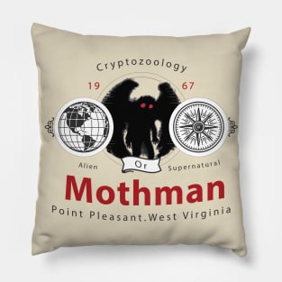 Mothman Point Pleasant Pillow