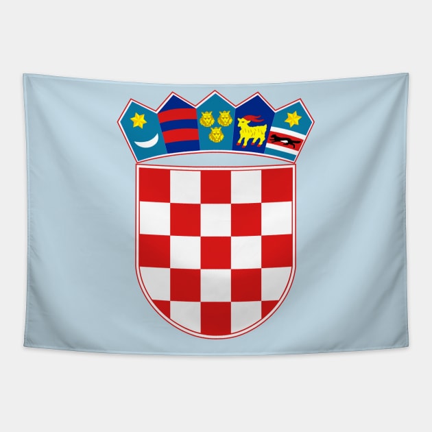 Croatia Coat of Arms Tapestry by Yesteeyear