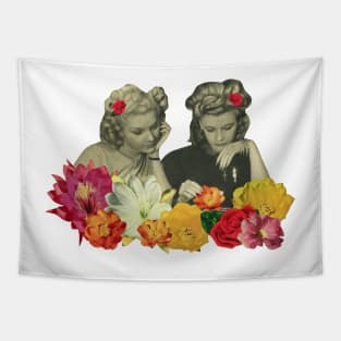 Flower Collectors Tapestry