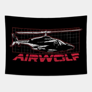 Helicopter Airwolf Tapestry