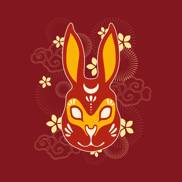 Year Of The Rabbit red by theMstudio