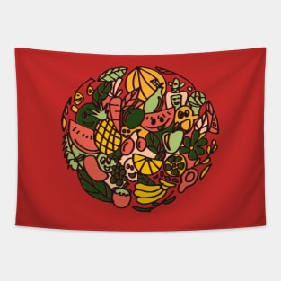 Fruits and Vegetables Tapestry