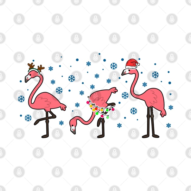 Funny Christmas Men Kids Women Flamingo Ugly Christmas by KsuAnn