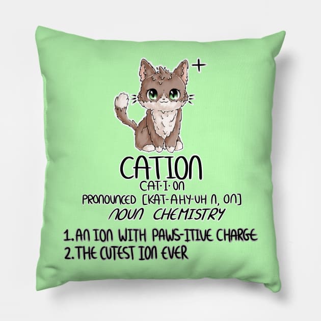 Cation Pillow by InkItOut