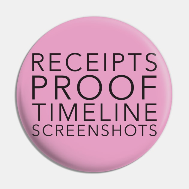 Receipts, Proof, Timeline, Screenshots | RHOSLC | Reality Von Tease | Bravo Merch | WWHL Pin by OKObjects